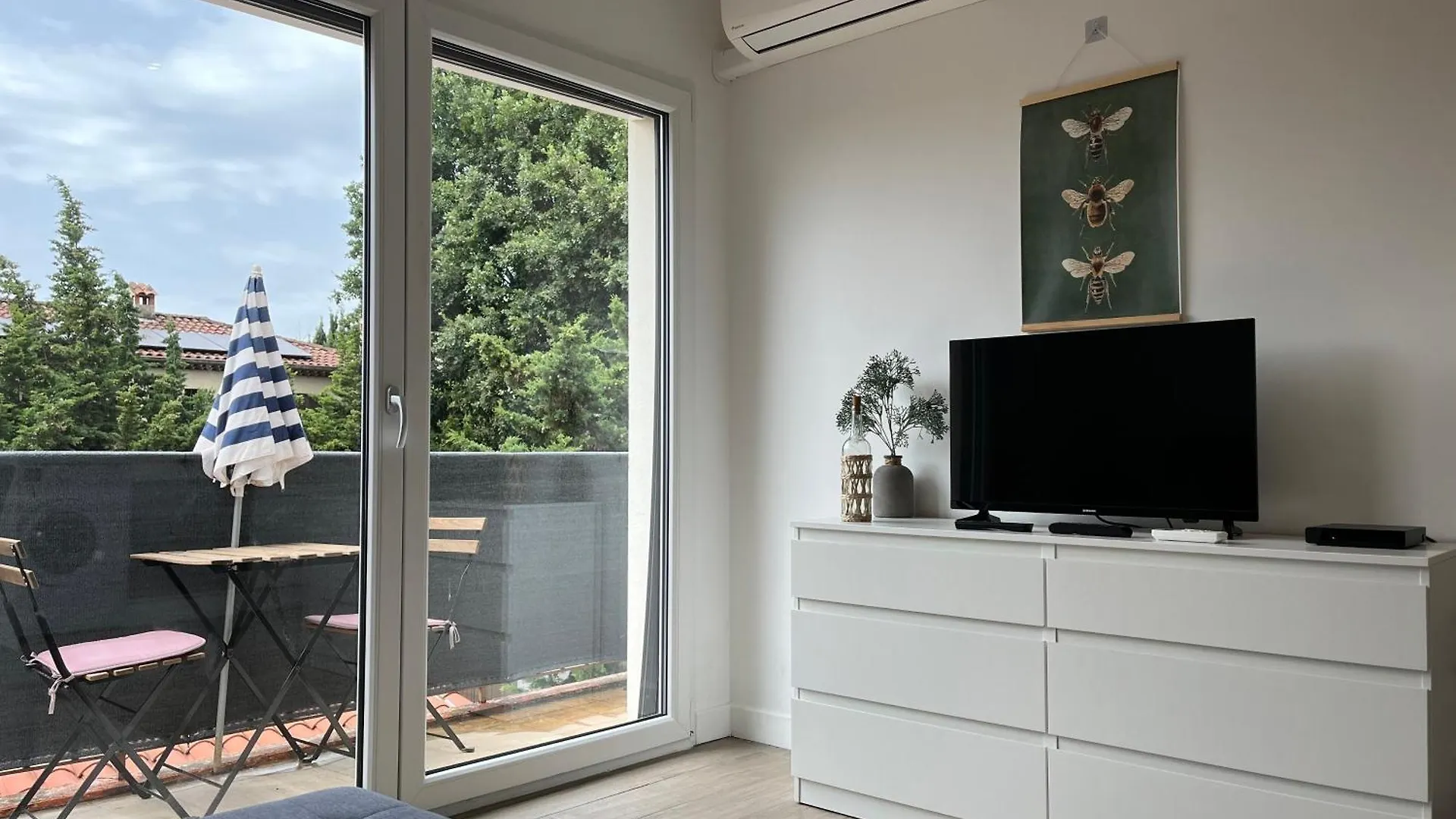 Studio Juan Les Pins Balcon 10Min Plage Antibes